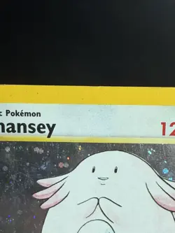 2000 Pokemon Base Set 2 Chansey 3/130 Holo Rare WOTC MP - Image 5