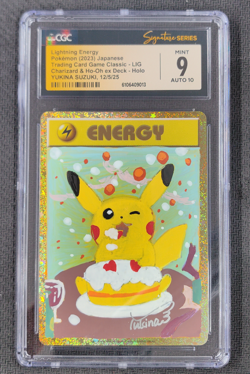 CGC 9/10 Lightning Energy Pokemon Game Classic LIG Charizard Ho-Oh ex Deck Holo - Image 1