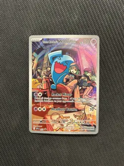 Pokemon TCG Team Rocket's Wobbuffet SVP 203! NM Condition! See Description! - Image 1