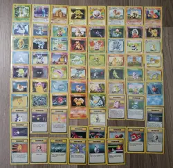 (NM) Pokemon Base Set Near Complete Unlimited Non Holo 17-102 (Minus Energy) - Image 1