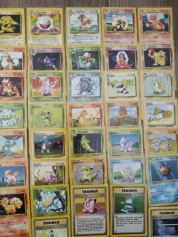 (NM) Pokemon Base Set Near Complete Unlimited Non Holo 17-102 (Minus Energy) - Image 3