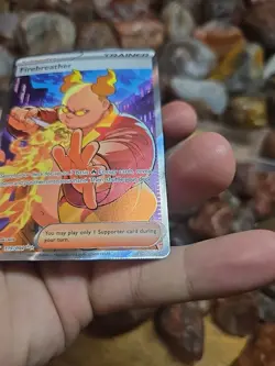Pokemon TCG Trainer Firebreather Full Art Holo Ultra Rare English Phantasmal - Image 4