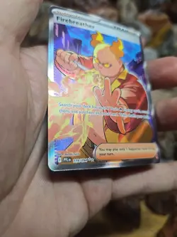 Pokemon TCG Trainer Firebreather Full Art Holo Ultra Rare English Phantasmal - Image 5