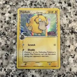 Pokemon Psyduck EX Holon Phantoms 81/110 50HP Reverse Holo Delta Species - Image 1