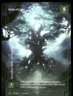 Path of Light #270 Uncommon Formless Foil Existence Wonders of the First - Image 1