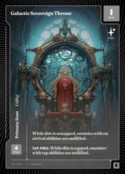 Wonders of the First Galactic Sovereign Throne 171 Rare Existence - Image 1
