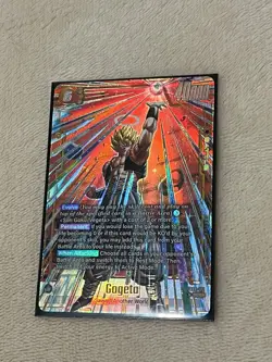 Bandai Gogeta Saiyan/Another World Foil Battle Card Dragon Ball Super FODB-122 - Image 1