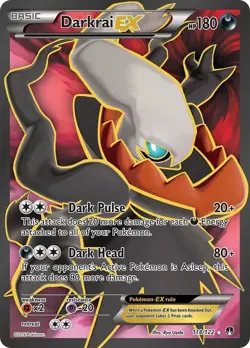 Darkrai EX (Full Art) 118/122 Breakpoint Holo Pokemon Card, 2016 - Ultra Rare - Image 1