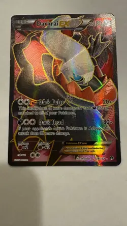 Darkrai EX (Full Art) 118/122 Breakpoint Holo Pokemon Card, 2016 - Ultra Rare - Image 2