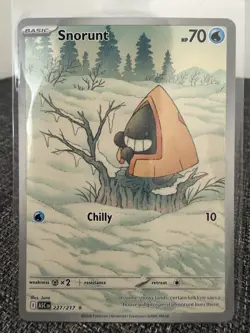 Pokemon Card TCG Snorunt Illustration Rare IR Ascended Heroes 227/217 NM/M - Image 1
