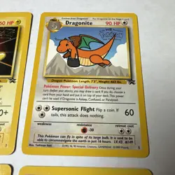 Pokemon First Movie Promo Card Lot Dragonite Mewtwo Pikachu Nintendo - 1999 - Image 3