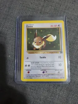 Pokemon Card Eevee 55/82 Team Rocket Near Mint - Image 1