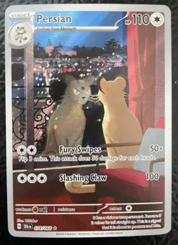 Persian 078/064 Sv: Shrouded Fable Holo Rare Pokemon Card NM - Image 1