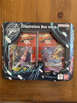 BANDAI One Piece Illustration Box Vol. 6 Brand New Sealed Trading Card Game TCG - Image 1