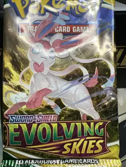 Sword and Shield Evolving Skies Sylveon Art EMPTY BOOSTER PACKS No Cards - Image 3