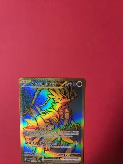 Pokemon Koraidon EX TCG Scarlet & Violet Paldean Fates Hyper Rare Card 245/091 - Image 3