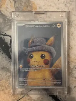PIKACHU VAN GOGH WITH GREY FELT HAT SVP EN 085 PROMO POKEMON CARD-SEALED - Image 4