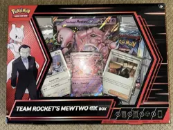 Pokemon TCG Team Rocket’s Mewtwo ex Box 3 Cosmos Promo Cards & 1 JUMBO Card NEW - Image 1