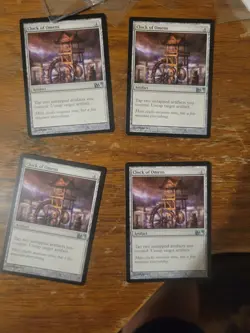 4x Clock of Omens Core Set 2013 (M13) MTG Magic The Gathering Card Vintage Combo - Image 1