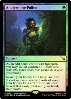 Analyze the Pollen Murders at Karlov Manor Foil NM - Image 1