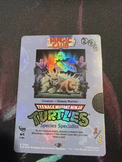 Species Specialist (2369) Foil Secret Lair SLD - TMNT VHS Villains - MTG NM/M - Image 1
