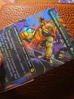 MTG Michelangelo, Weirdness to 11 (Borderless) Teenage Mutant Ninja Turtles Foil - Image 2