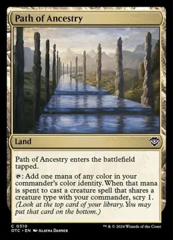 1x Path of Ancestry NM Eng MTG - Commander Outlaws of Thunder Junction - Image 1