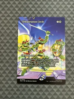 MTG Teleportation Circle #0002 Borderless Mythic TMNT Source Material (PZA) - Image 1