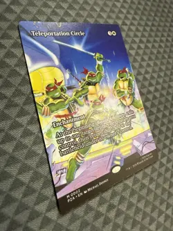 MTG Teleportation Circle #0002 Borderless Mythic TMNT Source Material (PZA) - Image 2