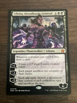 Liliana, Dreadhorde General #176 Foundations FDN Magic MTG - Image 1