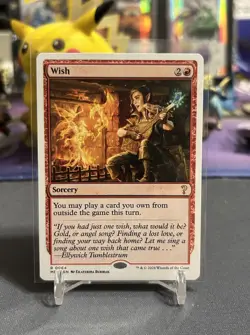 Magic the Gathering Mystery Booster 2 #0064 Wish - White Border NM - Image 1