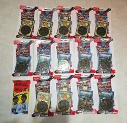 Pokemon Scarlet & Violet Obsidian Flames Coin Checklane Blister Pack - Lot Of 14 820650853319 - Image 2