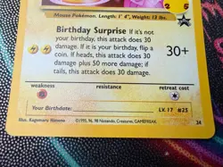 2021 Pokemon Celebrations Birthday Pikachu #24 Classic Collection Holo - Image 2