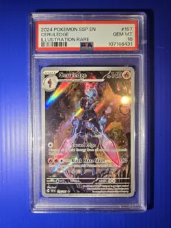 PSA 10 Gem Mint - Ceruledge 197/191 - Surging Sparks Illustration Rare Pokemon - Image 2