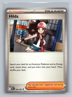 Hilda Normal Uncommon SV: White Flare WHT Trainer - Supporter 084/086 Pokemon Ca - Image 1