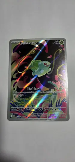 Pokemon TCG Bulbasaur Illustration Rare Mega Evolution 133/132 NM - Image 1