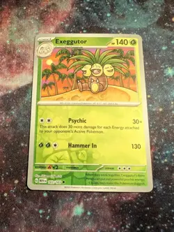 Pokemon TCG Reverse Holo Exeggutor 103/165 - Image 1