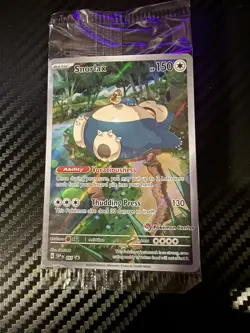 Pokemon TCG Snorlax SVP 051 Pokemon Center Stamped 151 ETB Promo Sealed - Image 1