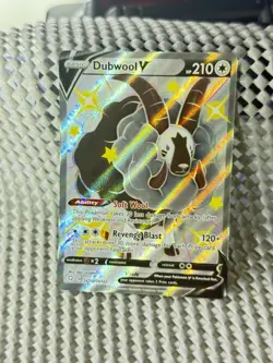 Dubwool V SV120/SV122 Full Art Shiny Holo Pokemon Shining Fates ENG NM - Image 3