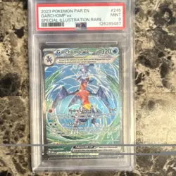 Pokemon Garchomp ex Paradox Rift Special Illustration Rare Holo 245/182 PSA 9 3… - Image 1
