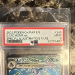 Pokemon Garchomp ex Paradox Rift Special Illustration Rare Holo 245/182 PSA 9 3… - Image 2
