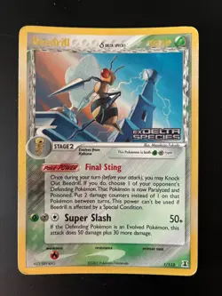 Pokemon Beedrill 1/113 Delta Species Holo Stamped Rare Vintage Light Played - Image 1