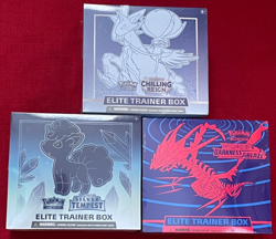 Pokemon Sealed ETB Lot of 3 Silver Tempest Chilling Reign Darkness Ablaze SWSH - Image 2