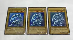 Blue Eyes White Dragon SDK-001 ULTRA PL/LP X3 - PLAYSET + MORE - Image 1