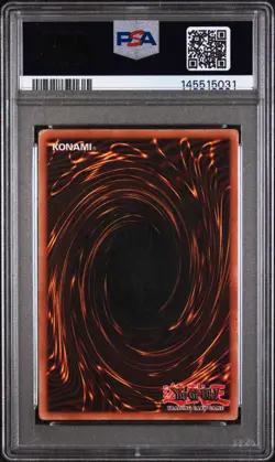 2003 YU-GI-OH! BOOSTER TIN #007 DARK MAGICIAN PSA 4 - Image 2