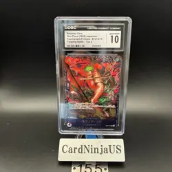 CGC 10 PRISTINE Zoro ST21-015 Flagship Battle 2025 Top 8 Prize Promo ONE PIECE - Image 1