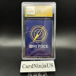 CGC 10 PRISTINE Usopp Parallel ST01-002 C 25th Edition ONE PIECE Card Game 127 - Image 2