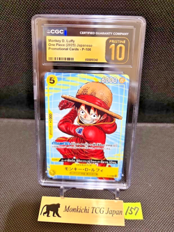 CGC PRISTINE 10 Monkey D. Luffy P-106 ONE PIECE McDonald's Promo 2025 Japanese ⑩ - Image 1