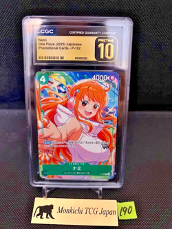 CGC PRISTINE 10 Nami P-102 ONE PIECE McDonald's Promo Japanese 2025 ⑧ - Image 1