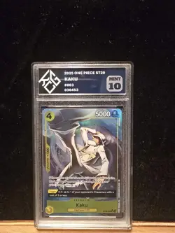 One Piece TCG Kaku ST29-003 C Parallel Alternate Art - Graded Mint 10 - ST29 - Image 1